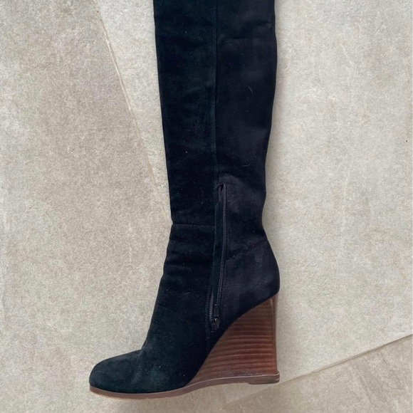 Vince Camuto Granta Black Suede Over the Knee Boots - SIZE 6.5 - Picture 3 of 8